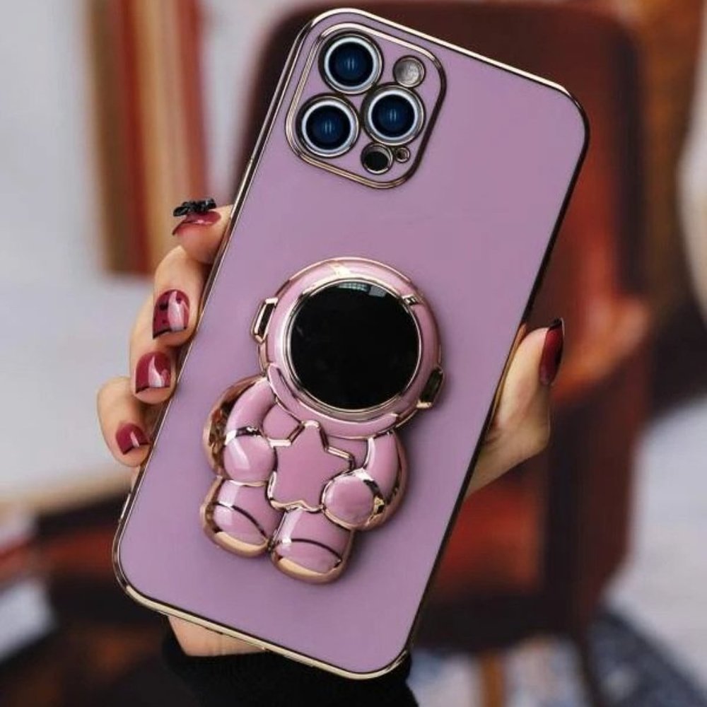 Phone Case With Astronaut Stand-Out Phone Grip for iPhone 11 - Picture 3 of 5